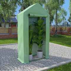Greenhouse with Steel Frame 5.4 ft?? 3.3'x1.6'x6.2'