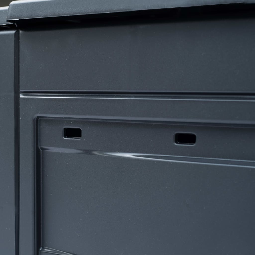 Garden Composters 2 pcs Gray 23.6x23.6x28.7 137.4 gal