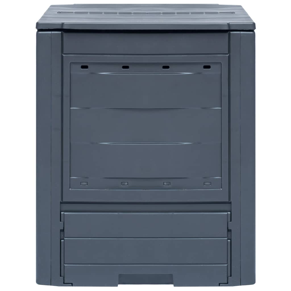 Garden Composters 3 pcs Gray 23.6x23.6x28.7 206.1 gal