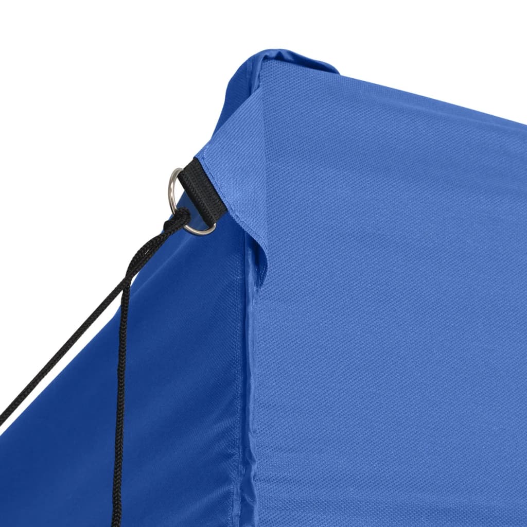 Professional Folding Party Tent with 4 Sidewalls 9.8'x13.1' Steel Blue