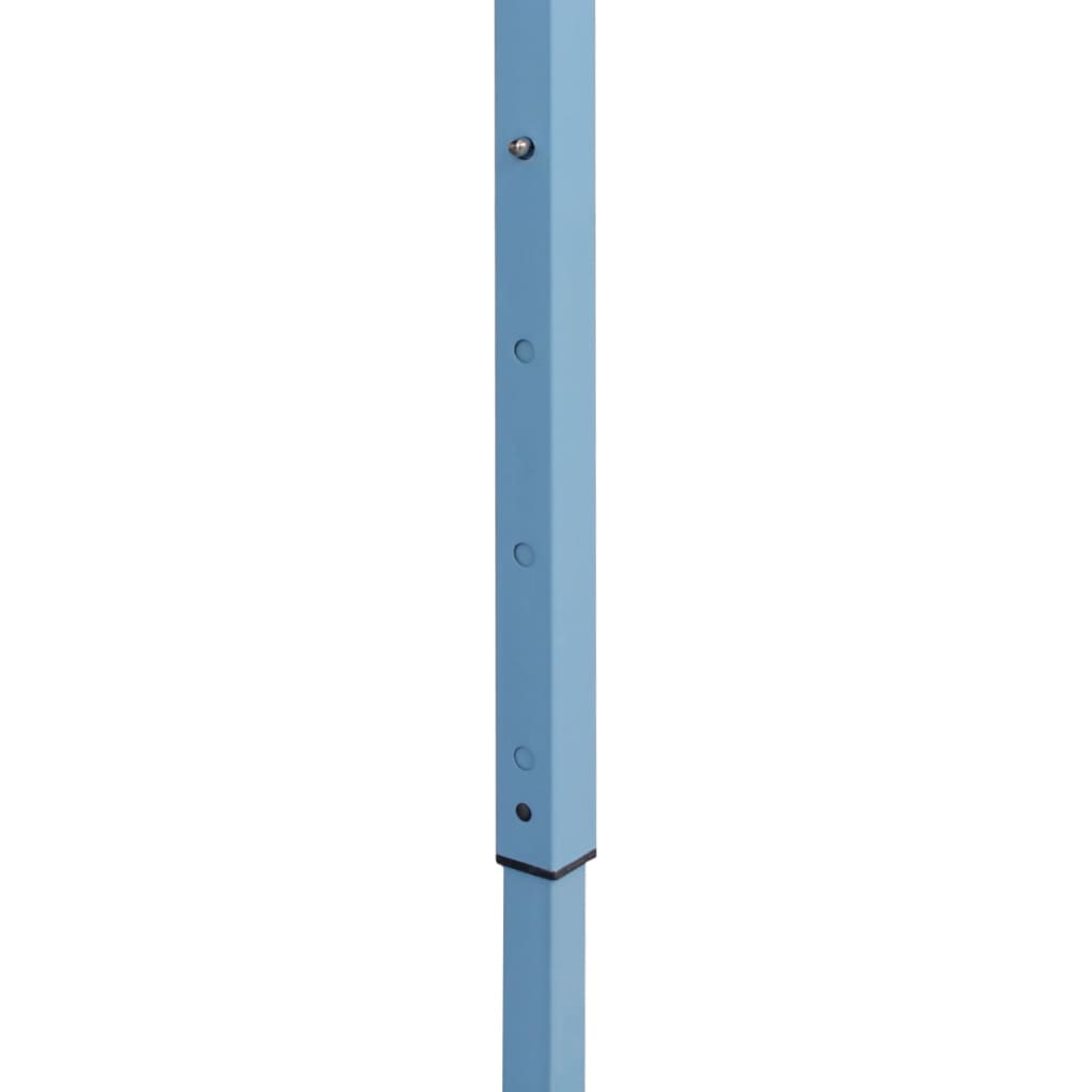 Professional Folding Party Tent with 4 Sidewalls 9.8'x13.1' Steel Blue