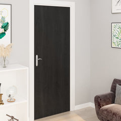 Self-adhesive dark wood furniture film, 196.9 x 35.4 inches, with a rustic wood grain finish.