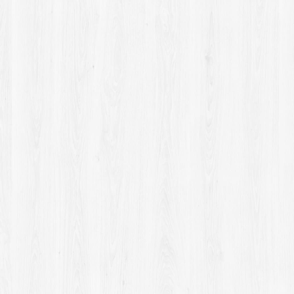 Self-adhesive white wood PVC film roll with a rustic finish, measuring 196.9"x35.4".