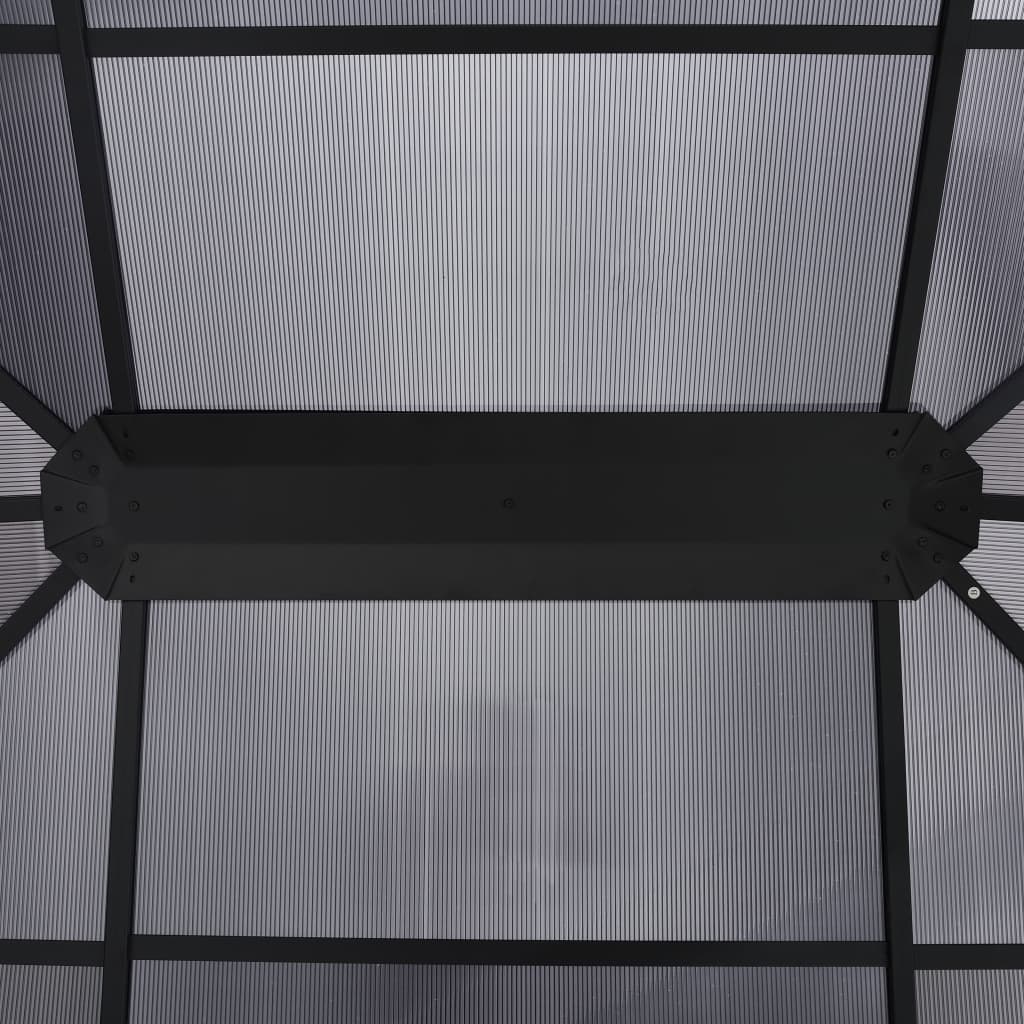 Gazebo with Curtains 157.5x118.1x104.3 Anthracite
