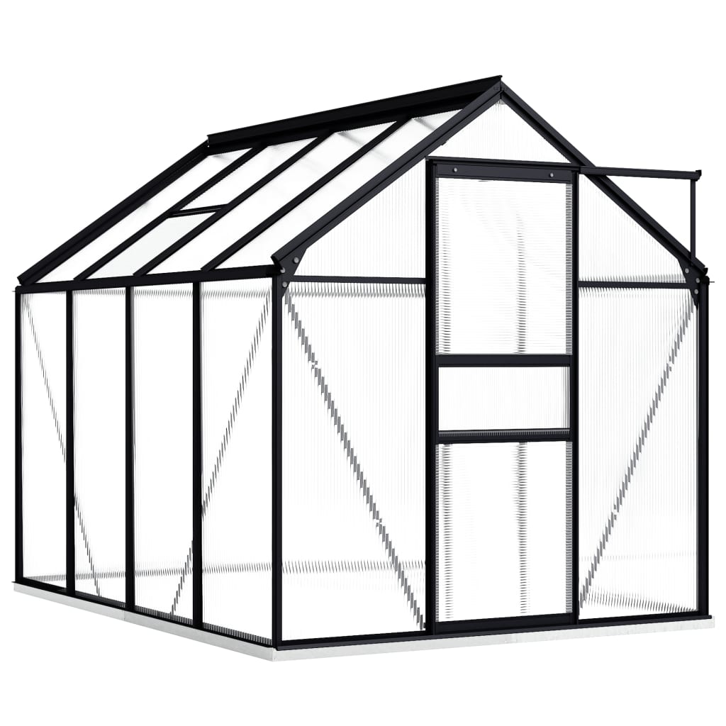 Greenhouse with Base Frame Anthracite Aluminum 51.1 ft??