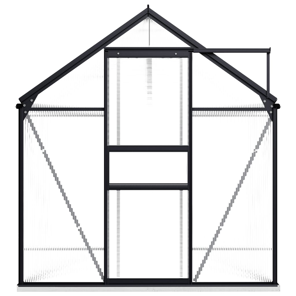 Greenhouse with Base Frame Anthracite Aluminum 51.1 ft??
