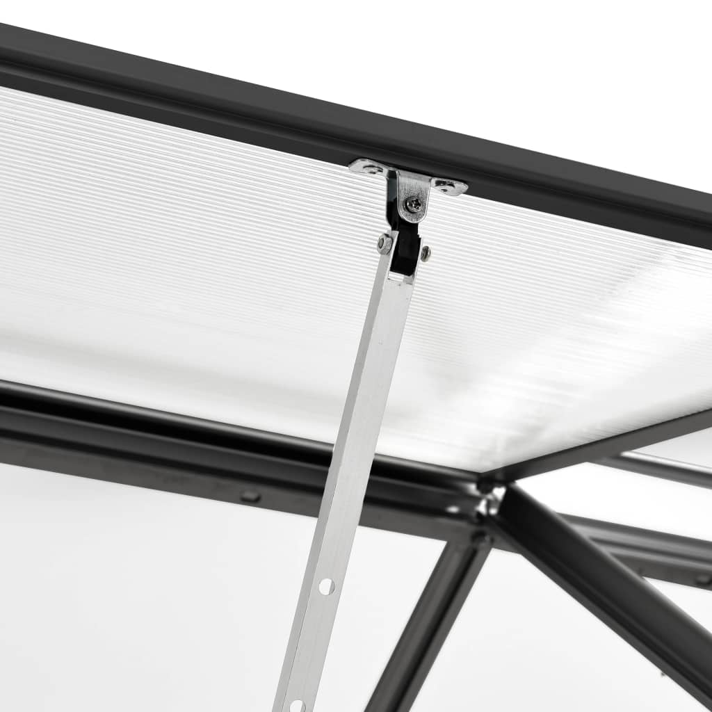 Greenhouse with Base Frame Anthracite Aluminum 51.1 ft??