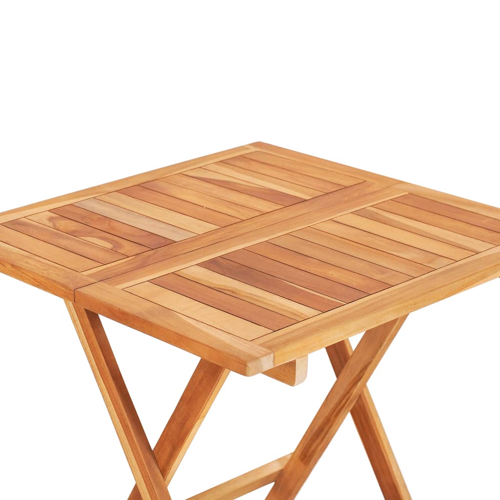 Bistro Set Teak Fine sanded teak hardwood Standard Foldable – Bostome