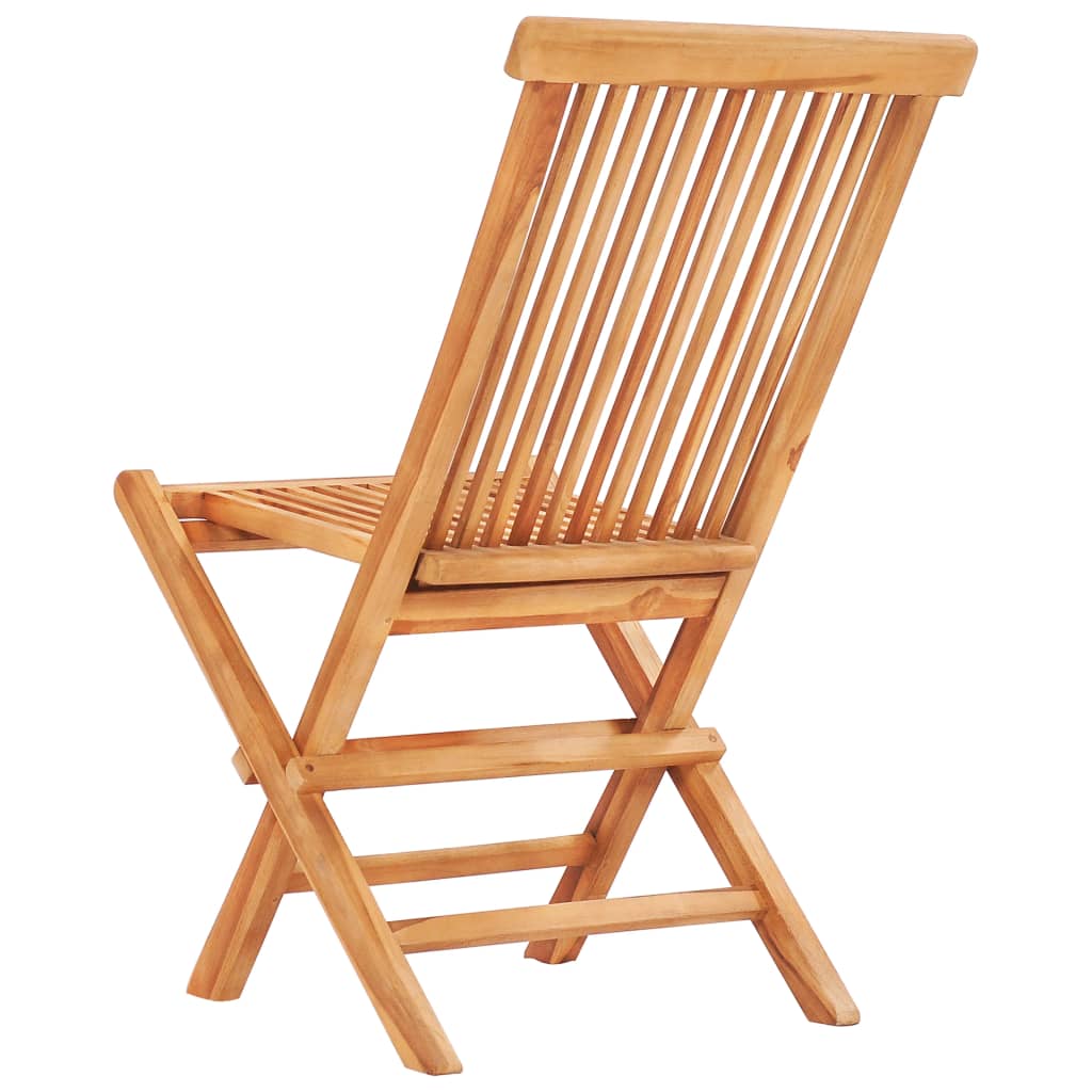 Bistro Set Teak Fine sanded teak hardwood Standard Foldable – Bostome