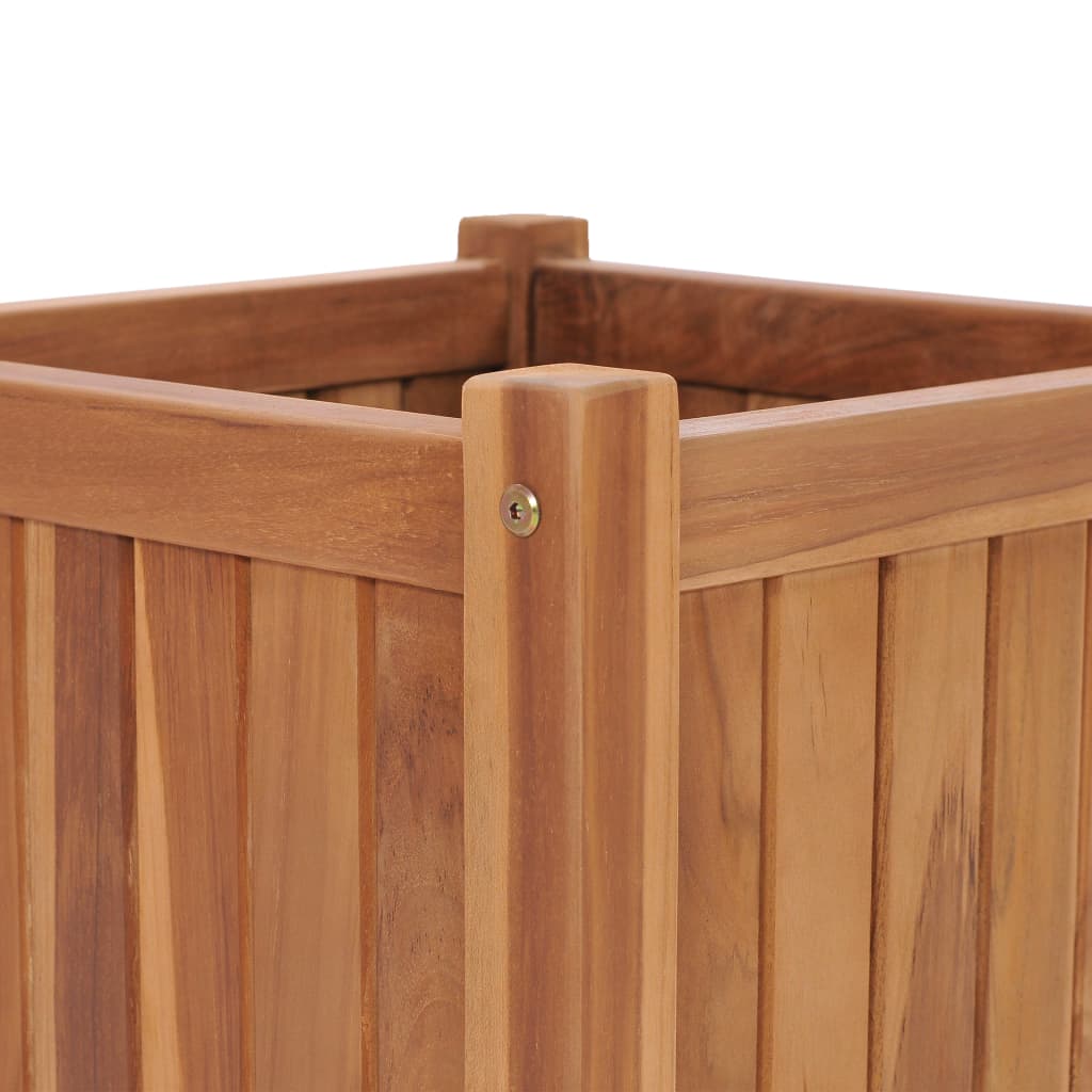 Raised Bed 15.7x15.7x15.7 Solid Wood Teak