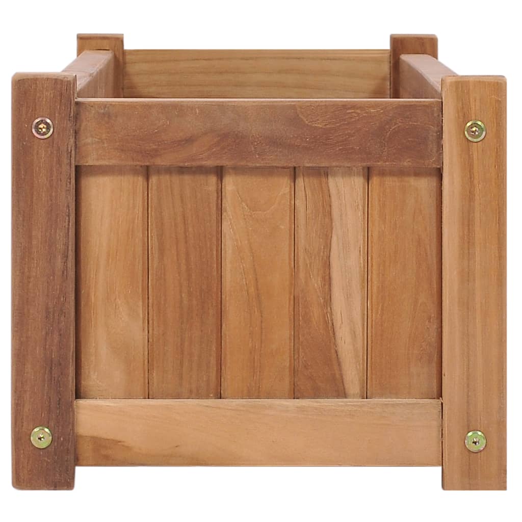 Raised Bed 39.4x11.8x9.8 Solid Wood Teak