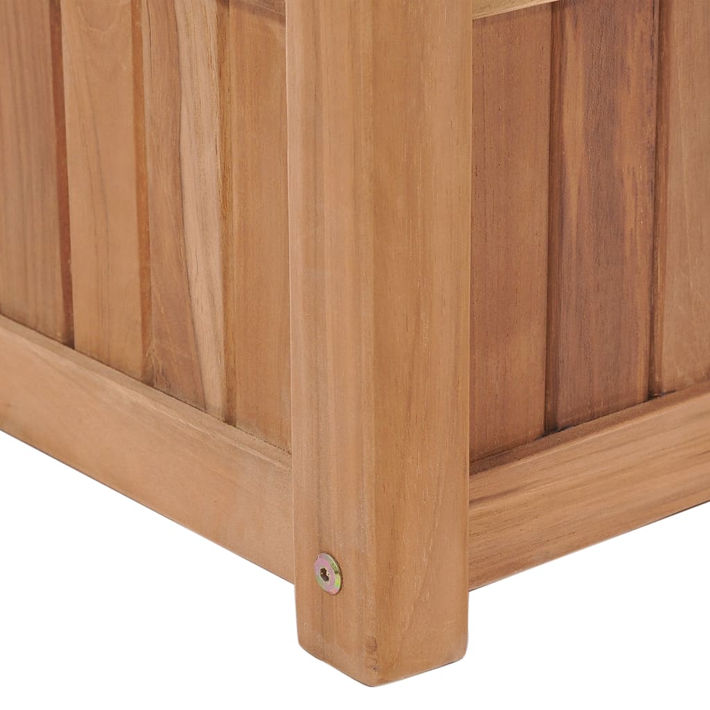 Raised Bed 39.4x11.8x9.8 Solid Wood Teak