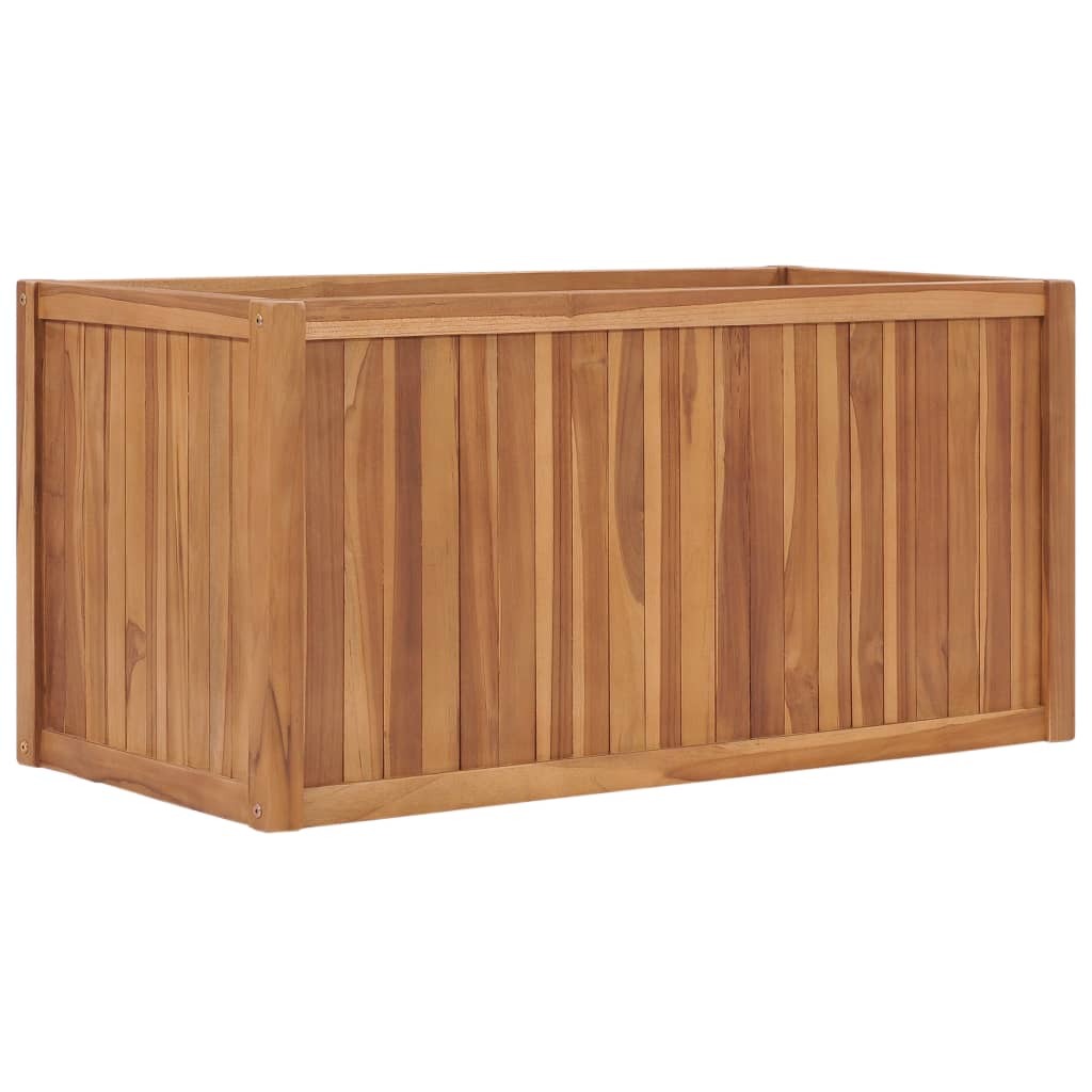 Raised Bed 39.4x19.7x19.7 Solid Wood Teak