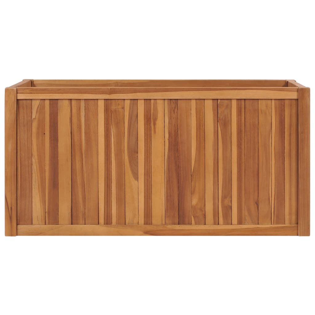 Raised Bed 39.4x19.7x19.7 Solid Wood Teak