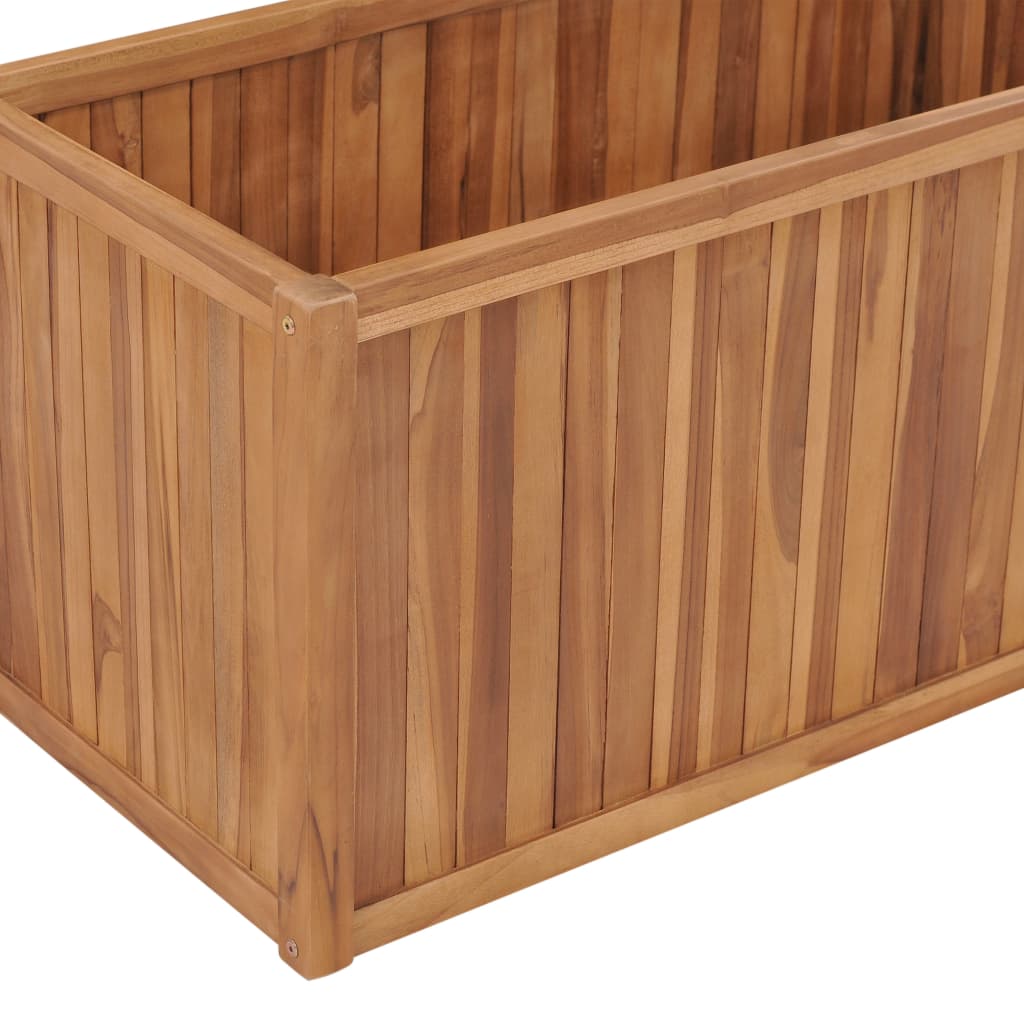Raised Bed 39.4x19.7x19.7 Solid Wood Teak