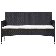 Sofa Set Black and cream white
