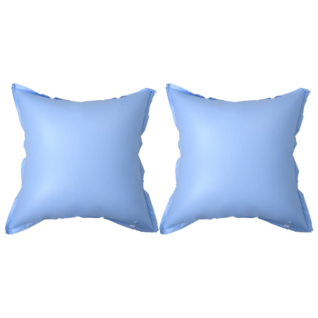 Two Bostome inflatable pool air pillows in PVC, measuring 43.3 inches, for winter cover protection.