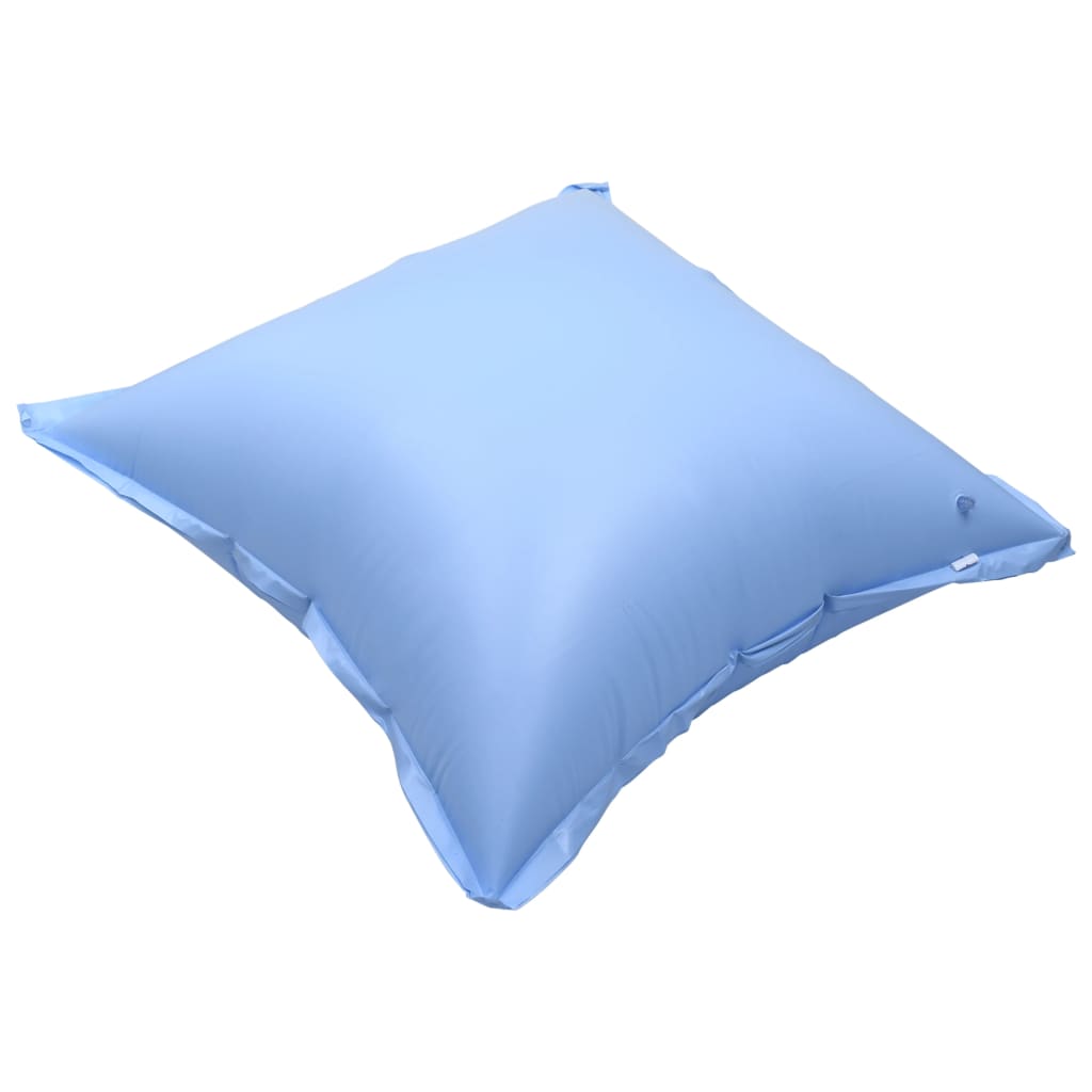 Two Bostome inflatable pool air pillows in PVC, measuring 43.3 inches square when inflated.