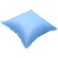 Ten inflatable PVC air pillows for above-ground pool covers, each measuring 43.3 inches square.