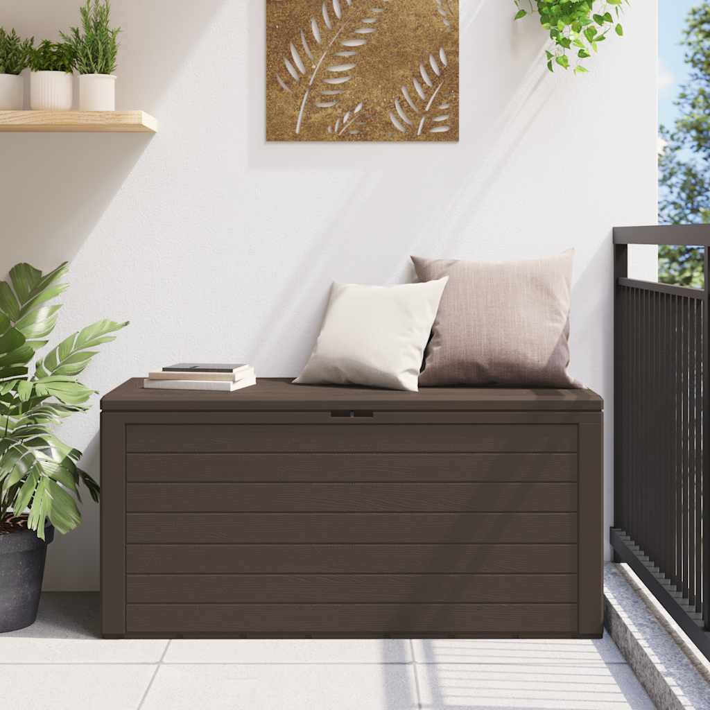 Storage Box Brown Polypropylene 45.7x17.3x21.7 in Storage Box