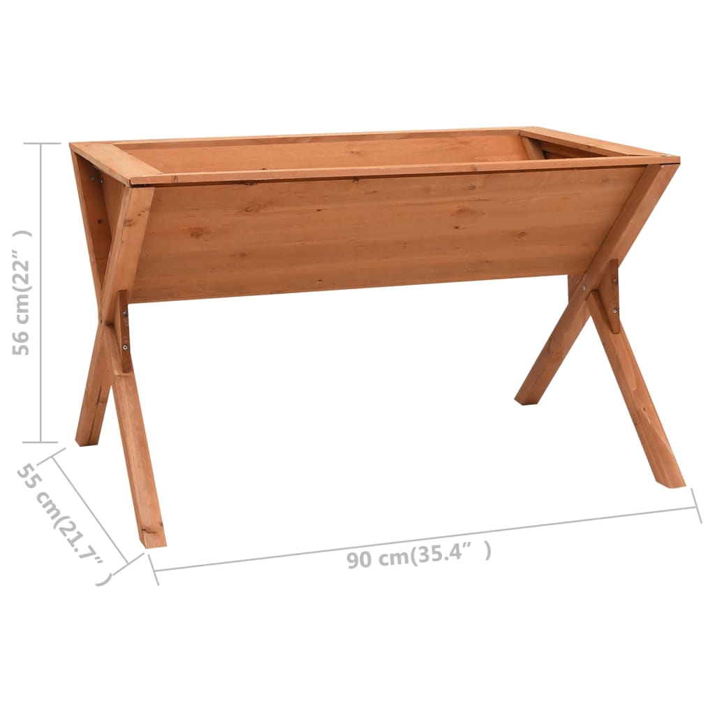 Planter 35.4x21.7x22 Firwood