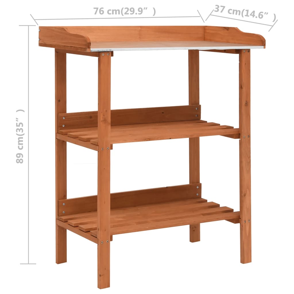 Plant Stand 29.9x14.6x35 Firwood