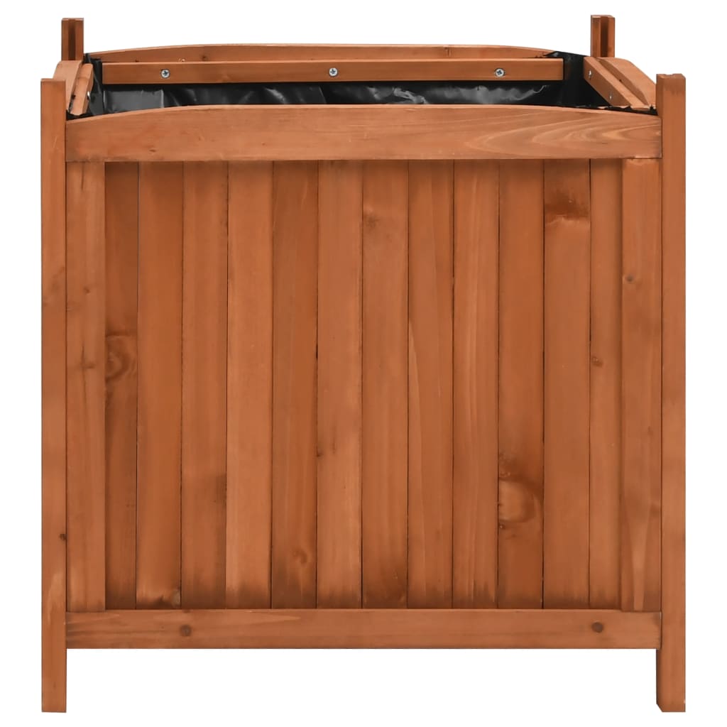 Raised Beds 2 pcs 19.7x19.7x19.7 Firwood