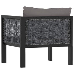 Corner Sofa Anthracite Poly Rattan Standard Modular Corner Sofa