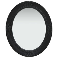 Wall Mirror Black Wood, glass, engineered wood Medium