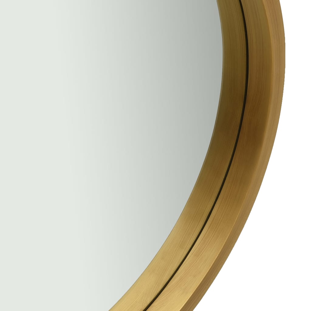 Wall Mirror with Strap 16.7 Gold