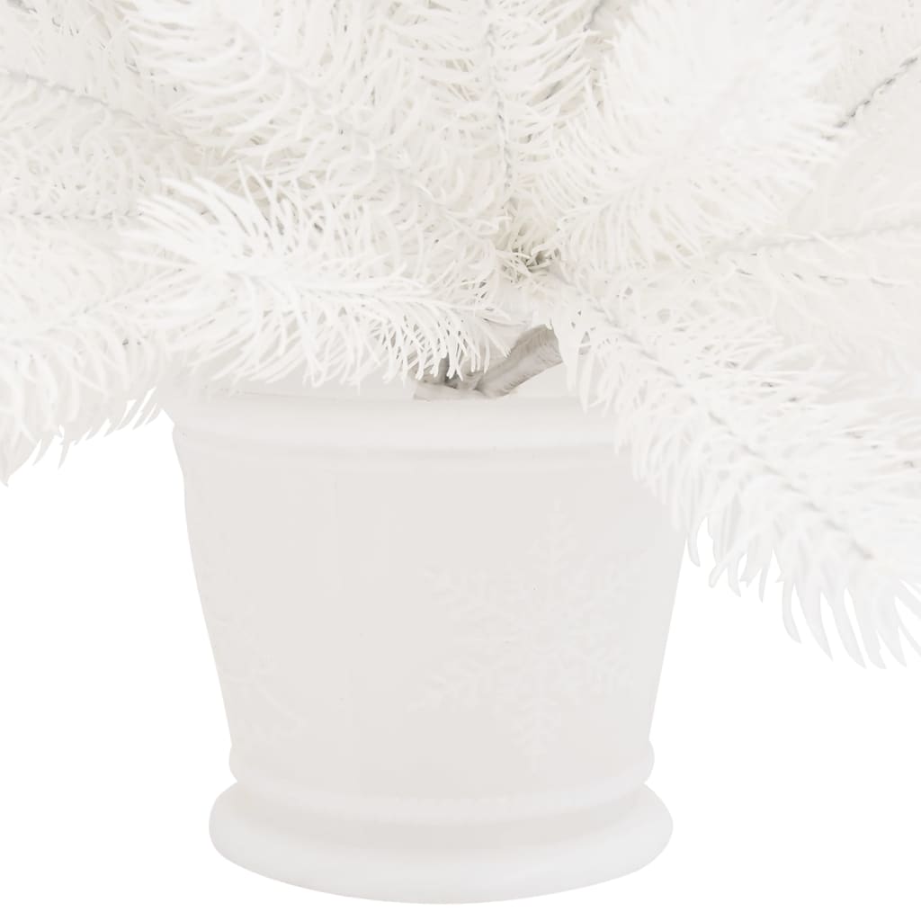 Artificial Christmas Tree Lifelike Needles White 2 ft