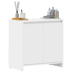 Bathroom Cabinet White Engineered wood Medium Bathroom Cabinet