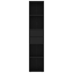 Book Cabinet Black Engineered wood Medium Book Cabinet