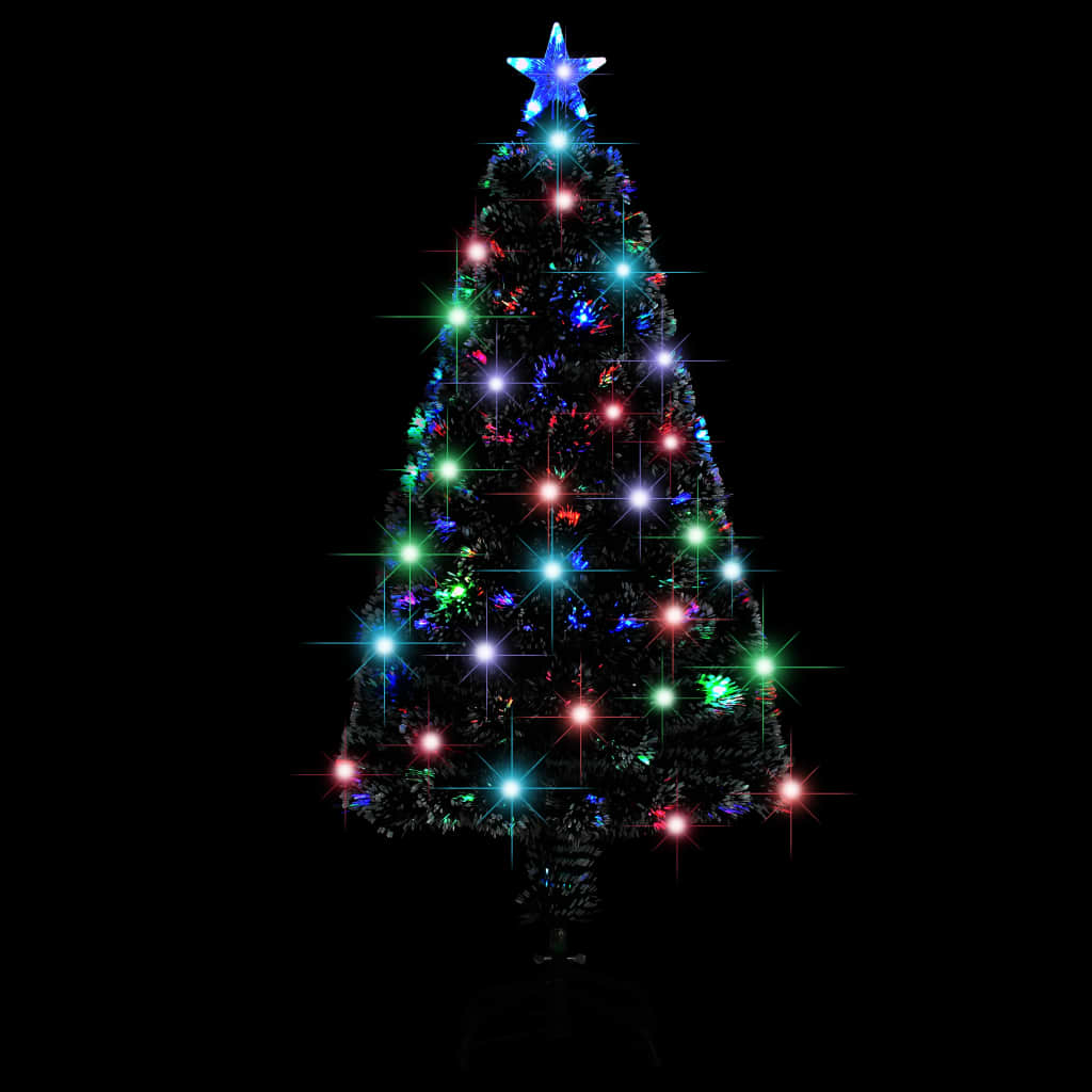 4ft pre-lit artificial Christmas tree with LED lights and a stable steel stand.