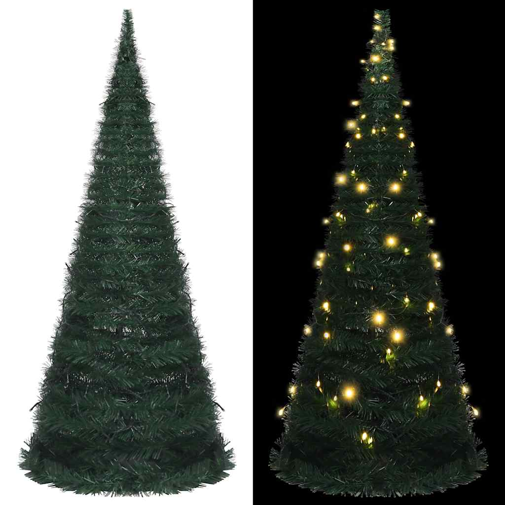 Pop-up Christmas Tree Green PVC 59 in Collapsible