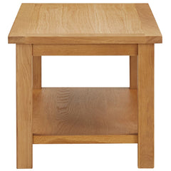 Coffee Table Natural Oak Solid Oak Wood with MDF Oak Veneer