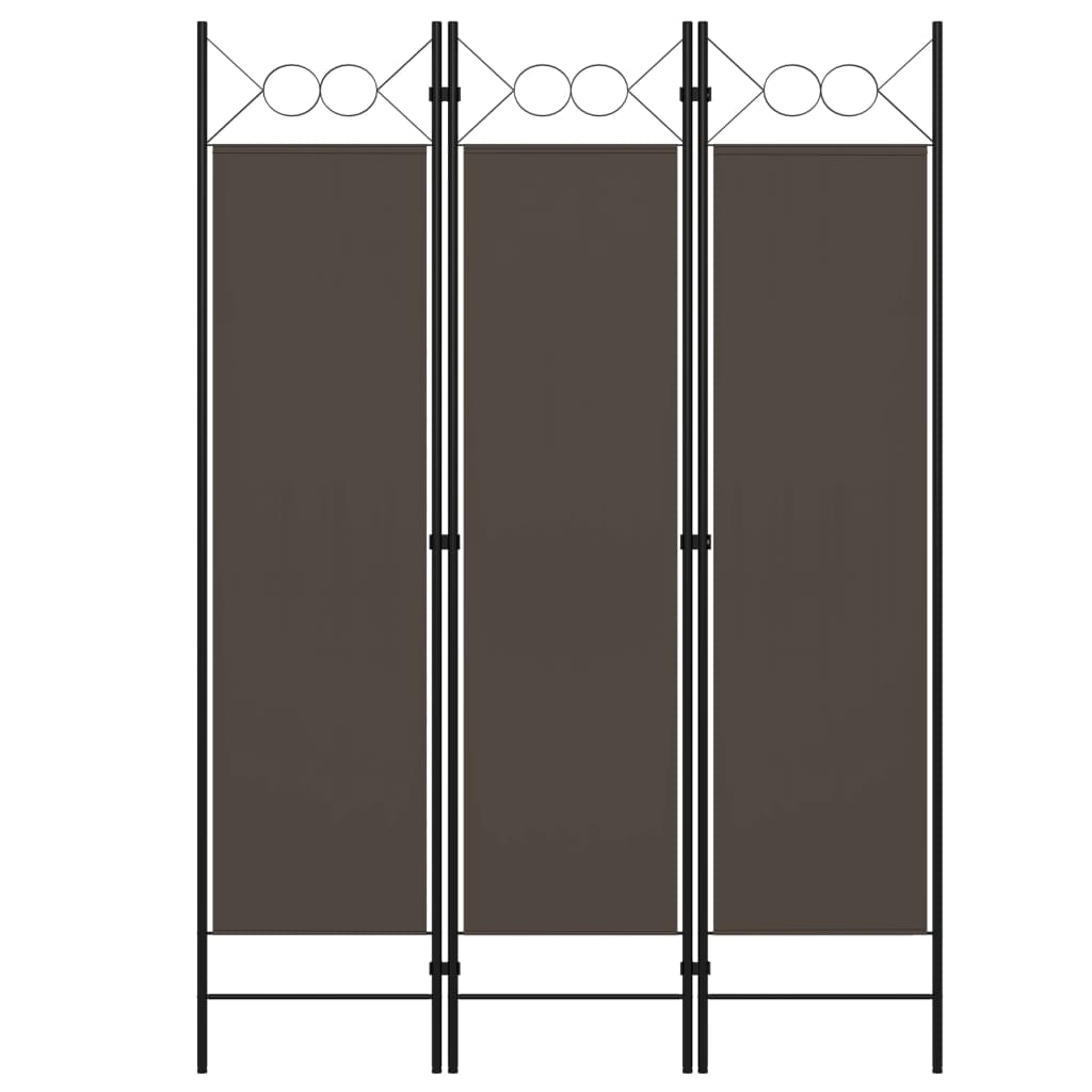 3-Panel Room Divider Anthracite 47.2x70.9