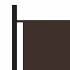3-Panel Room Divider Brown 102.4x70.9 Fabric