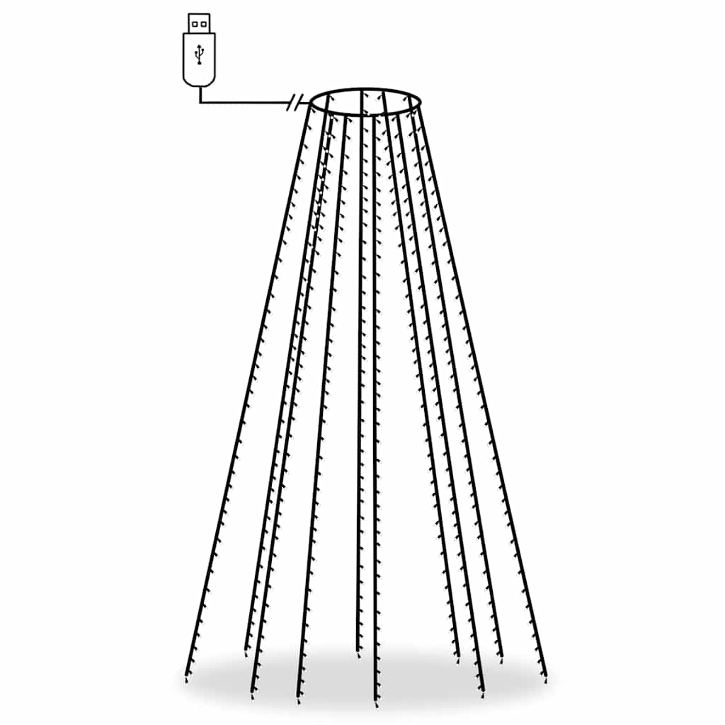 Christmas Tree Net Lights with 500 LEDs 196.9