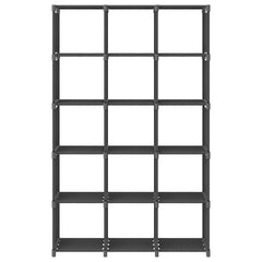 Display Shelf Gray 100% polyester fabric, Steel Large