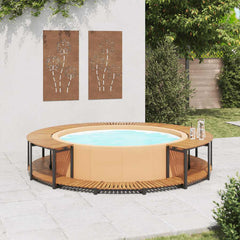 Spa Surround 107.5x20.9 Solid Acacia Wood