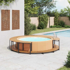Spa Surround 107.5x20.9 Solid Acacia Wood