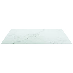 Table Top White Tempered Glass 15.7 x 15.7 in Heat-resistant