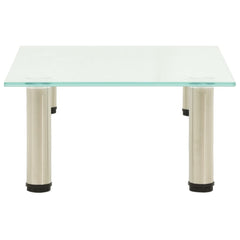 TV Stand Frosted Glass Tempered glass, stainless steel
