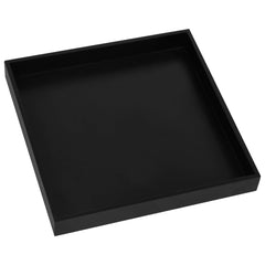 Side Table Black and Gold MDF and Steel Small Durable