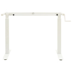 Stand Up Desk Frame White Carbon steel Adjustable