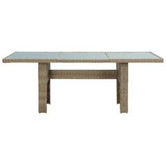 Dining Table Brown and transparent