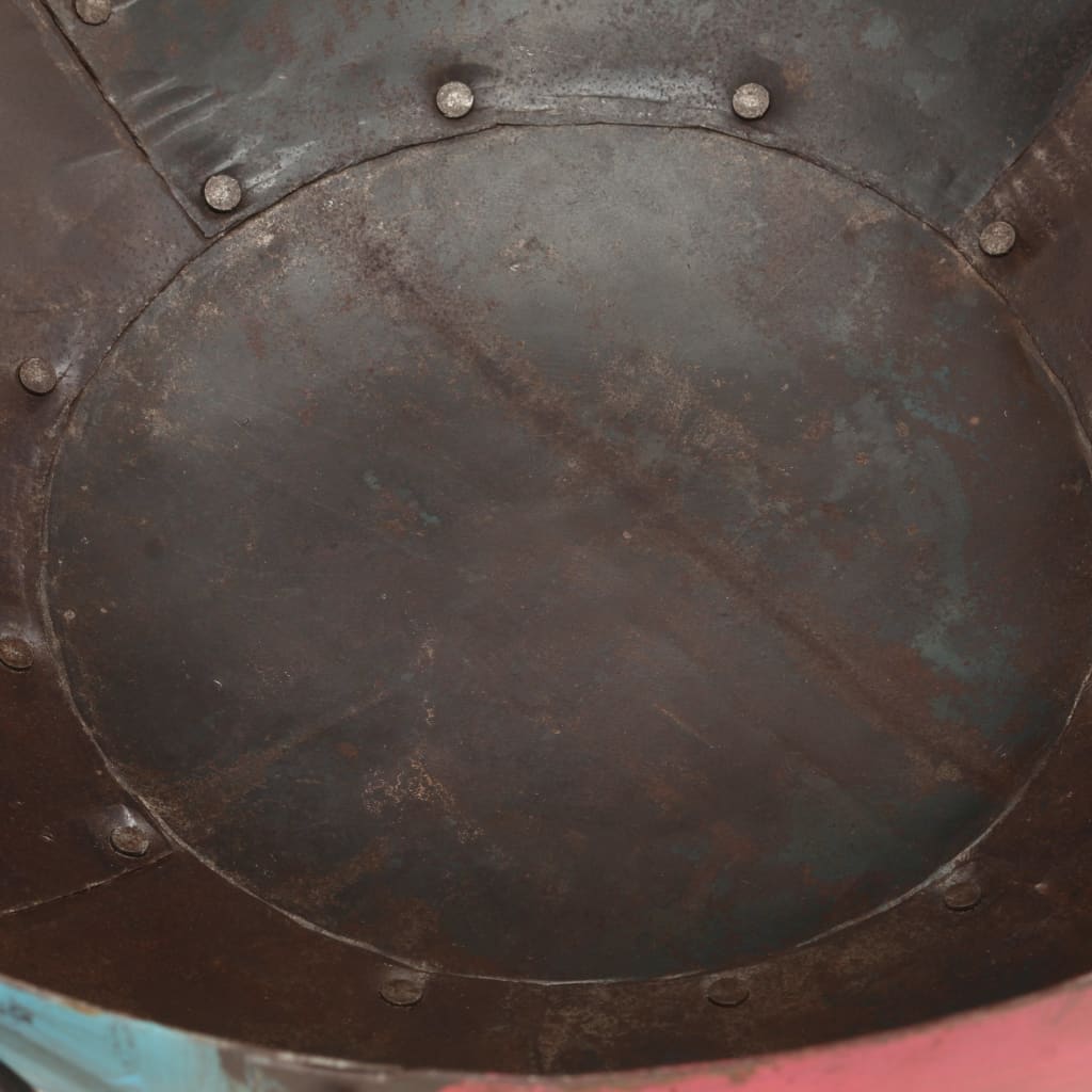 Colorful Rustic Fire Pit ?? 15.7 Iron