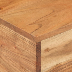 Side Table Acacia Solid Acacia wood, Powder-Coated Iron