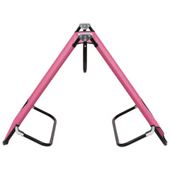 Sun Lounger Pink Powder-coated steel Large Foldable